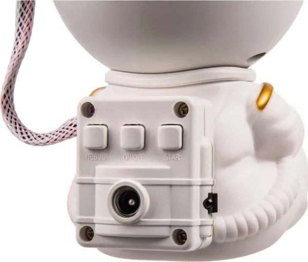 Retlux - Proiettore LED per bambini 230 V astronauta 12,5 cm + telecomando