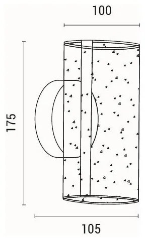Applique a LED LED/8W/230V 3000K