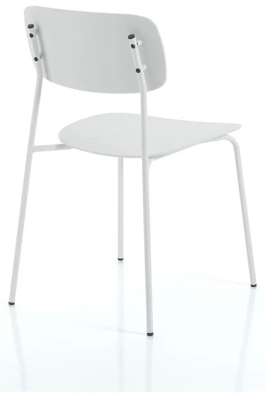 Sedie da pranzo bianche in un set di 2 Primary - Tomasucci