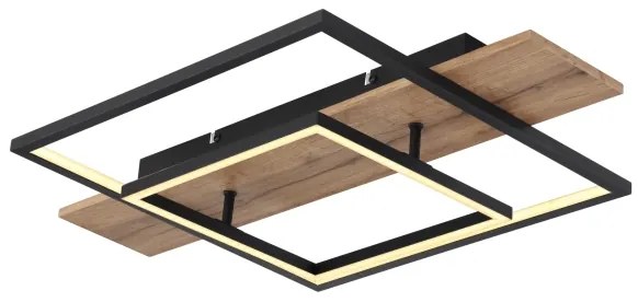 Globo 67289D - Plafoniera dimmerabile a LED VANNI LED/24W/230V marrone/nero