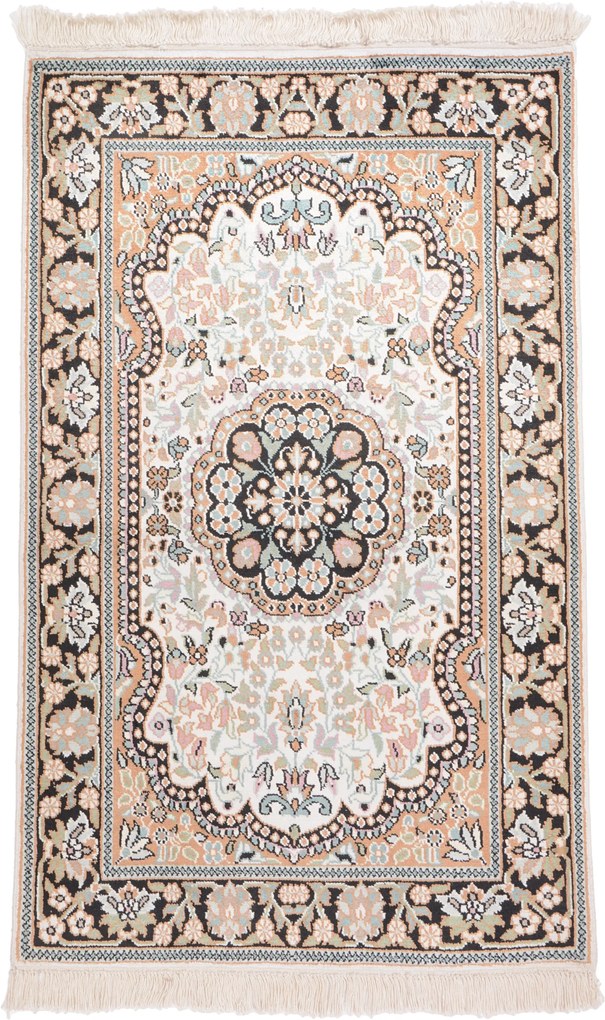 Cashmere Silk Tappeto 80x120 (Indian) Annodato A Mano