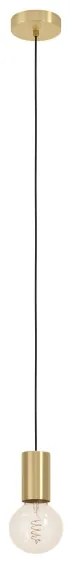 Eglo 900799 - Lampadario a sospensione con filo POZUETA 1xE27/40W/230V oro
