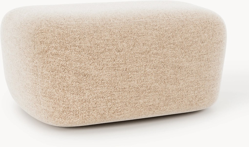 Pouf grande in bouclé Wolke