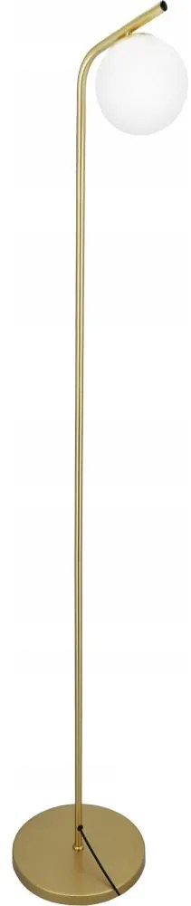 Lampada da terra 1xE27/40W/230V oro/bianco