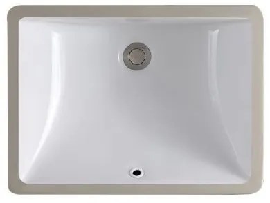 REA-U6653 - Lavabo ad incasso ADELA 33x46 cm ceramica/bianco lucido