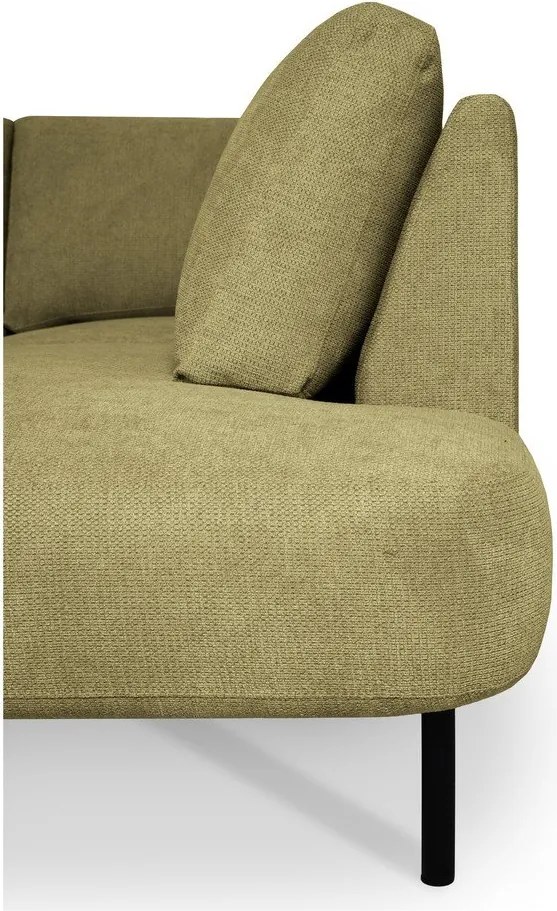 Divano angolare color senape (con penisola a destra/a forma di "U") Hero – Scandic