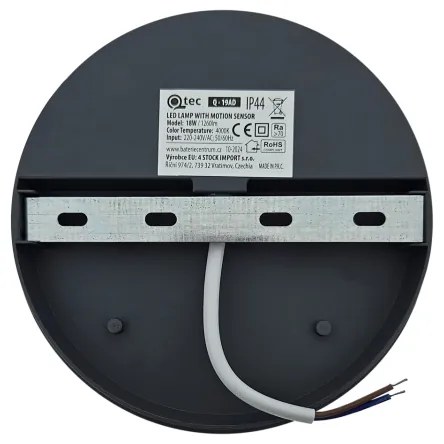 Applique da esterno LED con sensore di movimento LED/18W/230V IP44 antracite