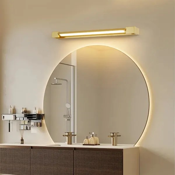 Brilagi-LED Illuminazione per specchio da bagno AQUA LINE LED/18W/230V 60 cm IP44 dorata