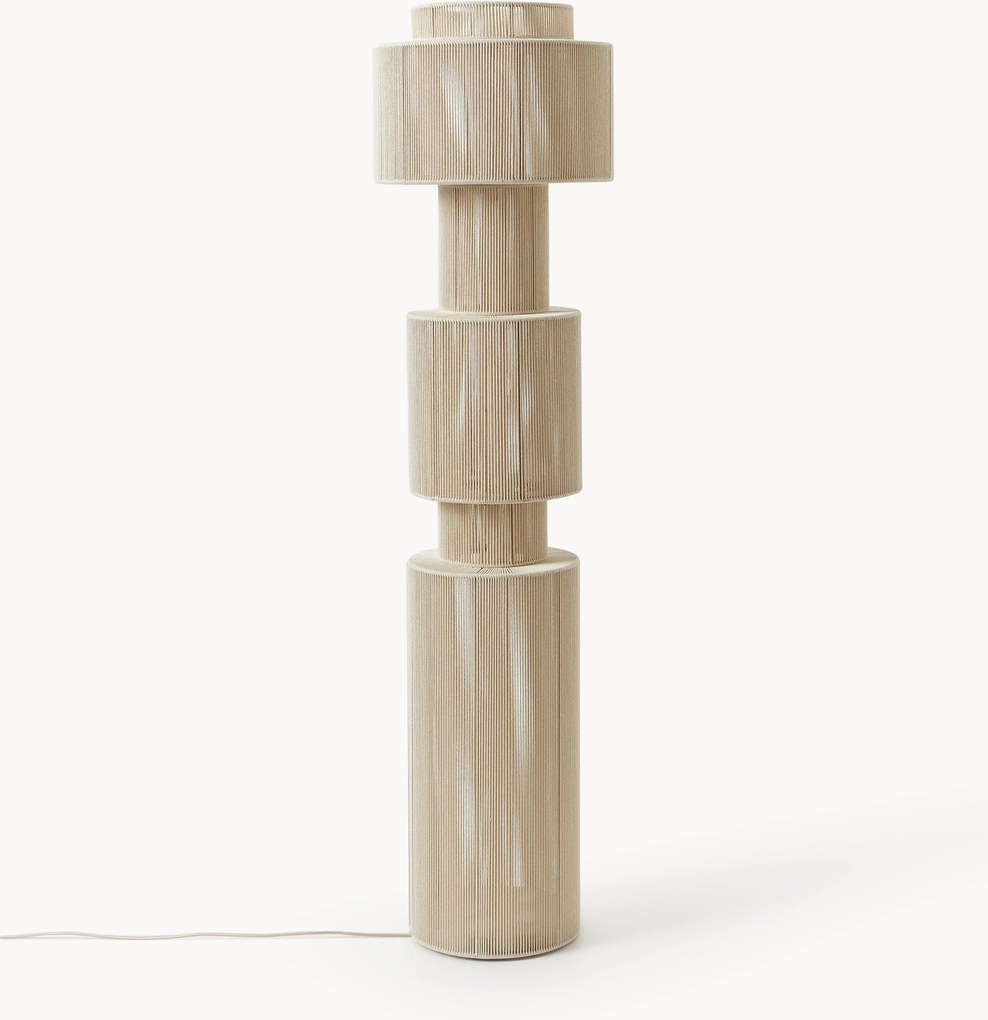 Lampada da terra in lino Lace