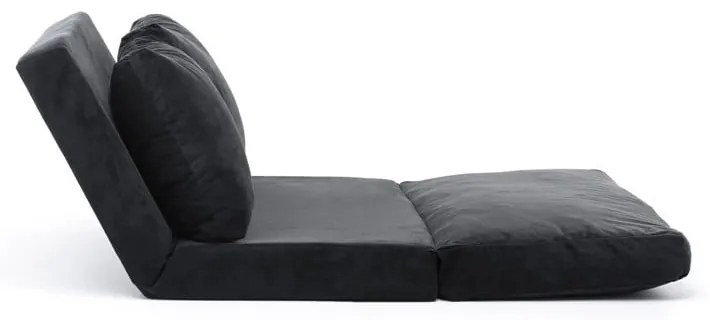 Divano letto nero 120 cm Taida - Balcab Home