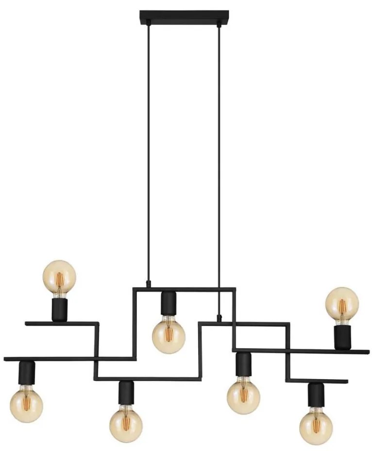 Eglo 43365 - Lampadario a sospensione con filo FEMBARD 7xE27/60W/230V