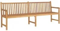 Panchina da Giardino 228 cm in Legno Massello di Teak 316624