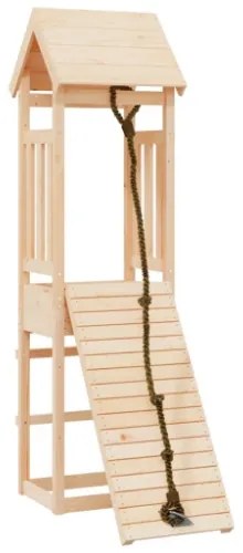 Casetta con Arrampicata in Legno Massello di Pino