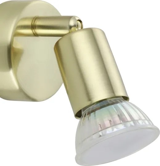 Eglo 33184 - Luce Spot da parete a LED BUZZ-LED 1xGU10/2,8W/230V 3000K oro