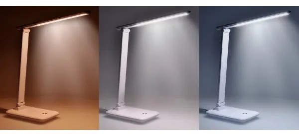 Solight WO64-W - Lampada da tavolo LED dimmerabile LED/10W/230V 3000/4500/6000K bianco