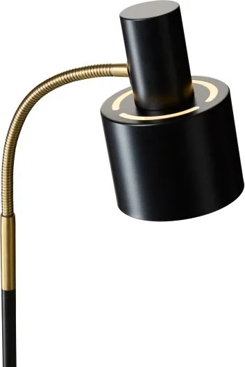 Halo Design 746866 - Lampada da terra VOGUE 1xE27/40W/230V nero/ottone