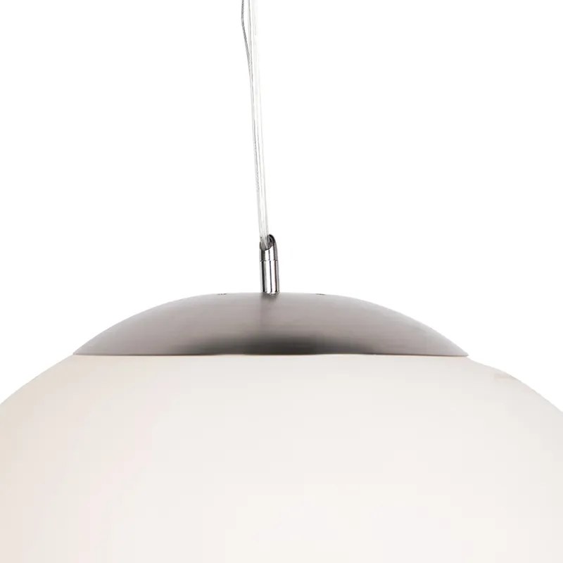 Lampada a sospensione scandinava vetro opalino 50cm - Ball 50