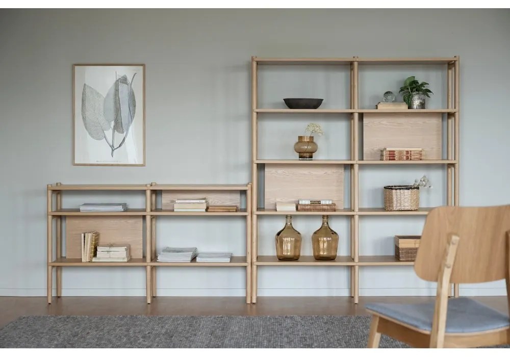 Libreria in rovere 140x166 cm Holton - Rowico