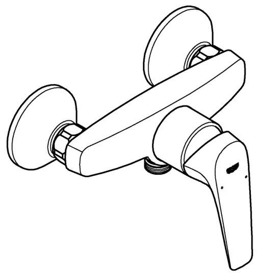 GROHE 23771000 - Miscelatore doccia START FLOW, cromo lucido