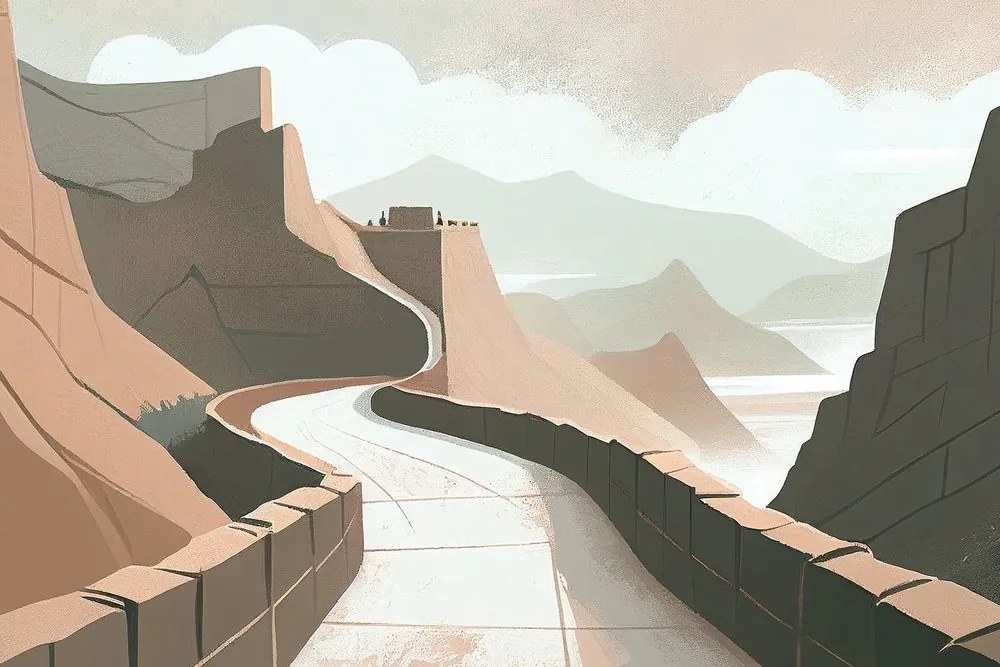 Stampa su tela – Famosa Grande Muraglia Cinese