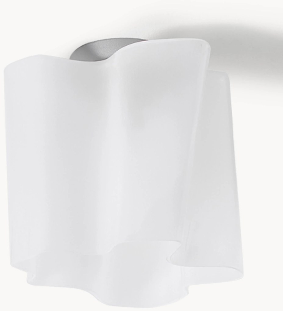 Plafoniera piccola in vetro soffiato Logico