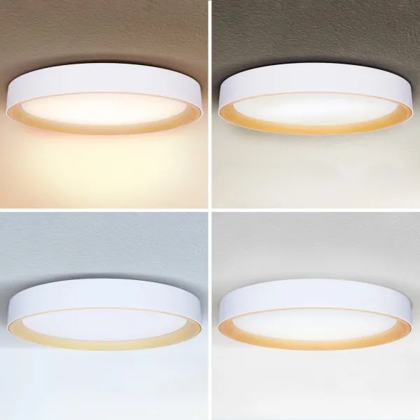 Brilagi - Plafoniera LED dimmerabile LARIOS LED/72W/230V bianca, diametro 59 cm + telecomando