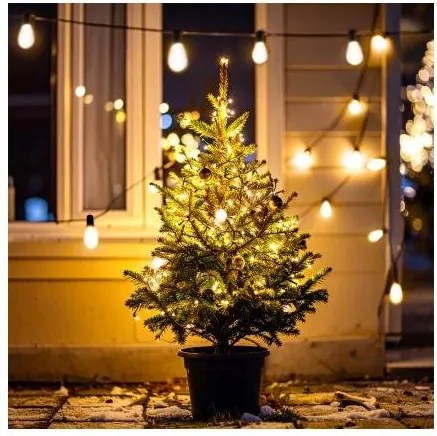 Brilagi - Ghirlanda LED da esterno 10xLED/3xAA 3,2 m IP44 bianco caldo