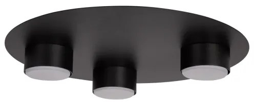 Plafoniera STAR 3xGX53/12W/230V nero