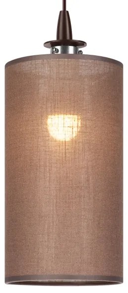 Lampadario LED a sospensione con filo NOEL MINI 1xE27/60W/230V marrone