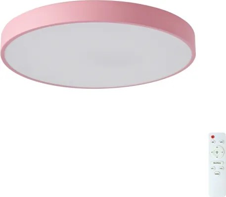 Brilagi - Plafoniera LED dimmerabile POOL LED/60W/230V 3000–6000K 50 cm rosa con telecomando