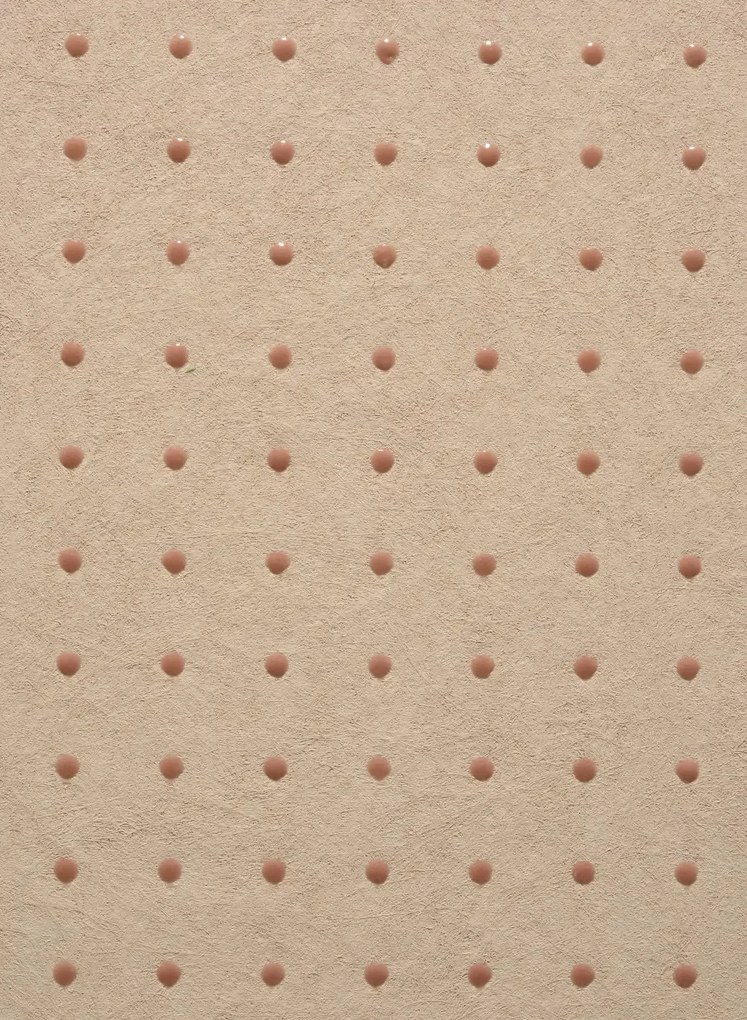 Arte International Carta da parati Dots - 31029 - Pale Sienna