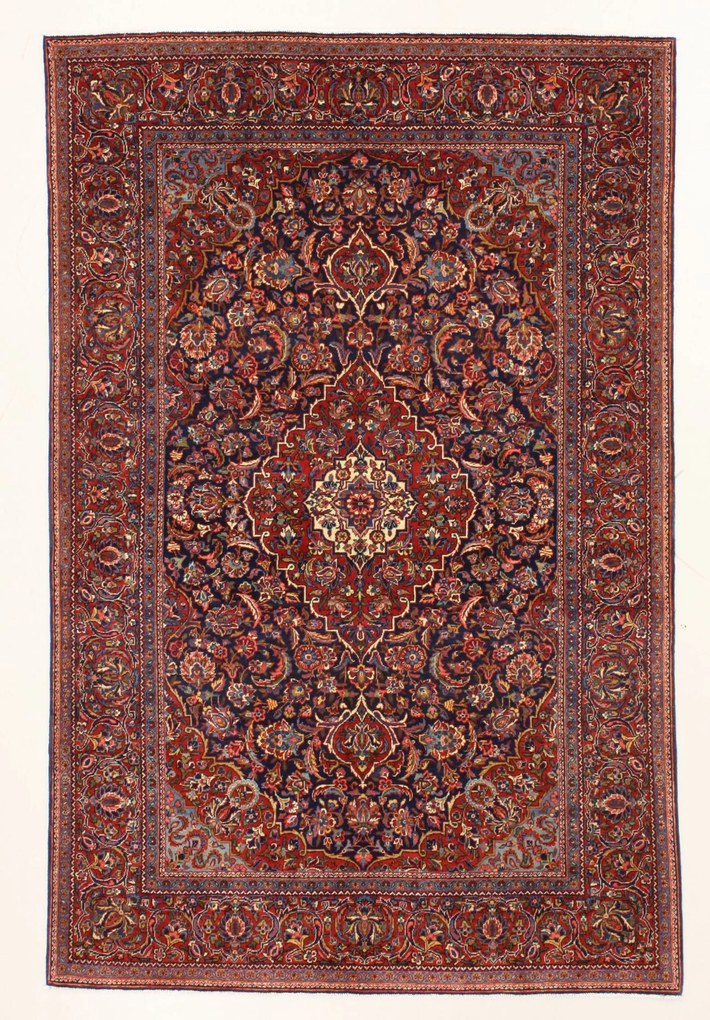 Kashan Tappeto persiano 200x130 (Iran) Annodato A Mano