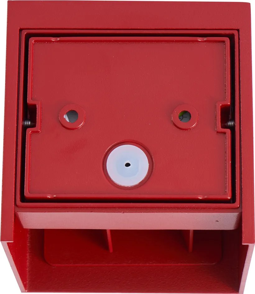 Lampada da parete moderna da esterno rosso scuro con LED IP54 - Edwin