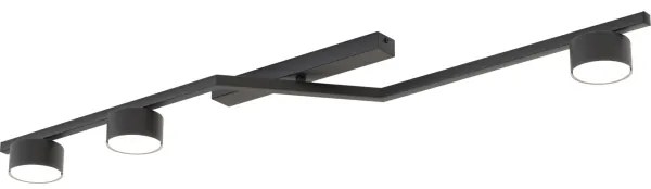 Plafoniera da soffitto SKAN 3xGX53/12W/230V nera