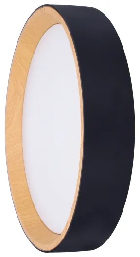 Solight WO8016 - Plafoniera LED dimmerabile LARIOS LED/48W/230V+RC diametro 39 cm nero