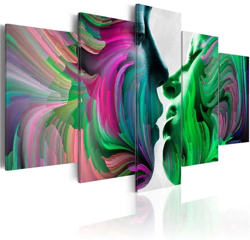 Quadro Colours of Love  Colore Arancione, Dimensioni e Misure 200x100