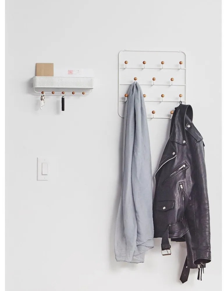 Appendiabiti in metallo bianco naturale 36 cm Estique - Umbra