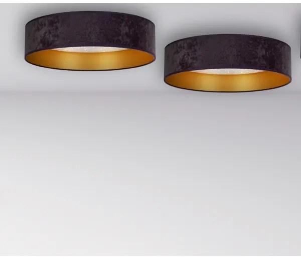 Brilagi - Plafoniera LED VELVET STAR LED/24W/230V d. 40 cm  grigio/oro