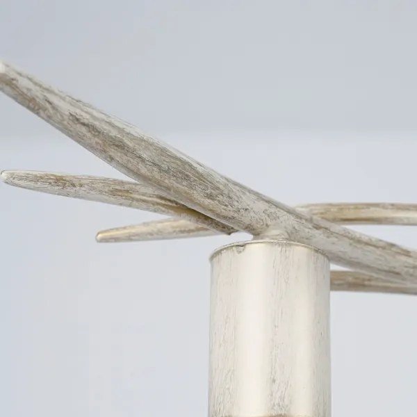 Plafoniera GARNISH 4xE27/15W/230V bianco/patina