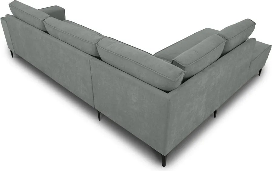 Divano angolare in grigio scuro (con penisola a sinistra) Copenhagen – Scandic