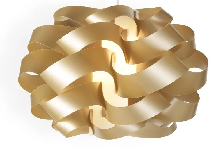 Lampadario Moderno Cloud Polilux ® New Gold E Metallo Cromo 3 Luci E27