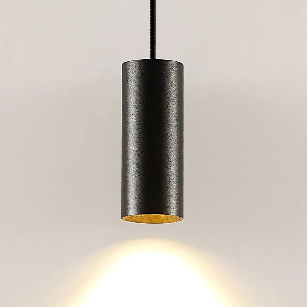 Lampada a sospensione Arcchio Ejona, altezza 15 cm, nero, alluminio