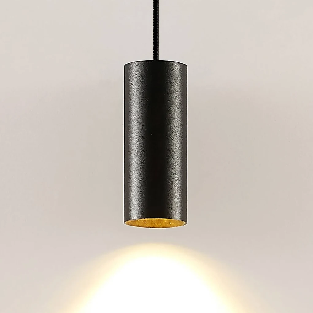 Lampada a sospensione Arcchio Ejona, altezza 15 cm, nero, metallo