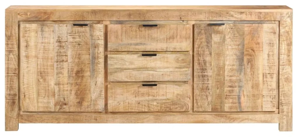 Credenza 175x40x75 cm in legno di mango grezzo