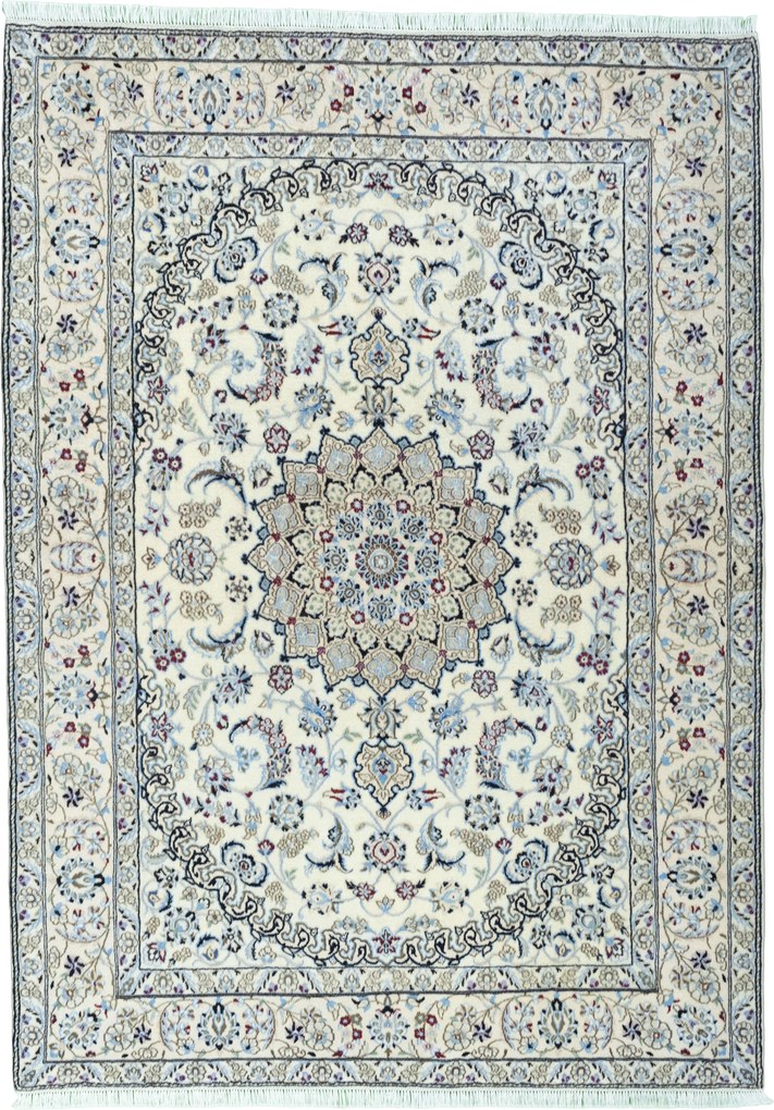Nain Tappeto 240 x 180 Beige (Iran) Annodato A Mano