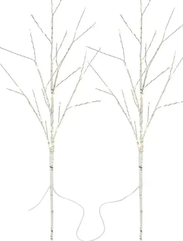 Decorazione natalizia a LED per esterni 100xLED/3xAA bianco caldo IP44