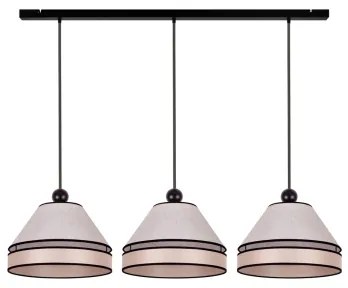 Duolla - Lampadario a sospensione con filo AVIGNON 3xE27/15W/230V beige