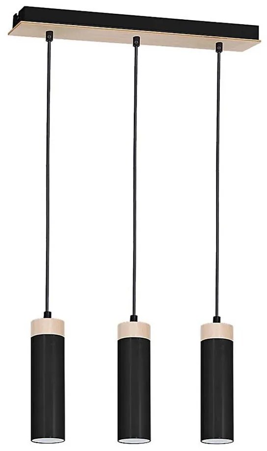 Lampadario a sospensione con filo PEDRO 3xGU10/25W/230V