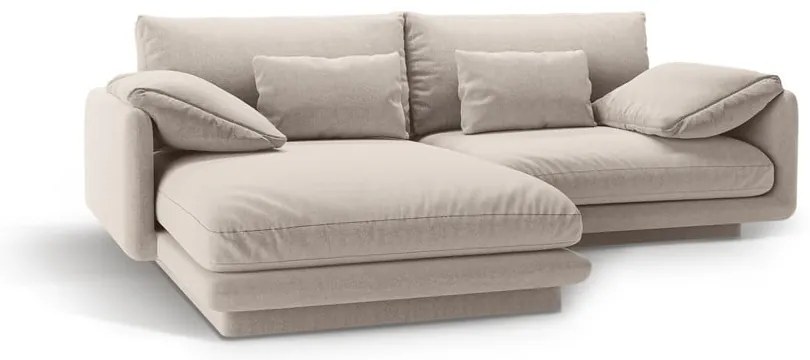 Divano angolare beige (angolo sinistro) Torino - Micadoni Home