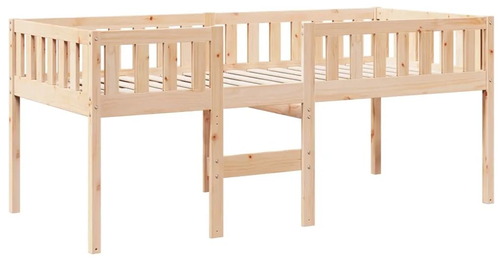 Letto per bambini senza materasso 90x190 cm legno massello pino